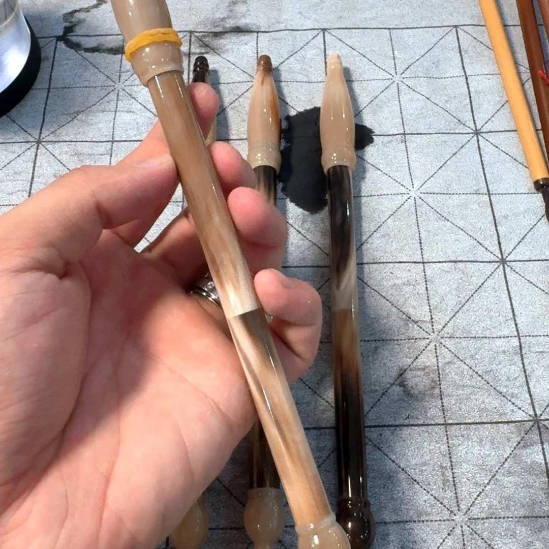 牛角杆狼毫出锋3.0cm