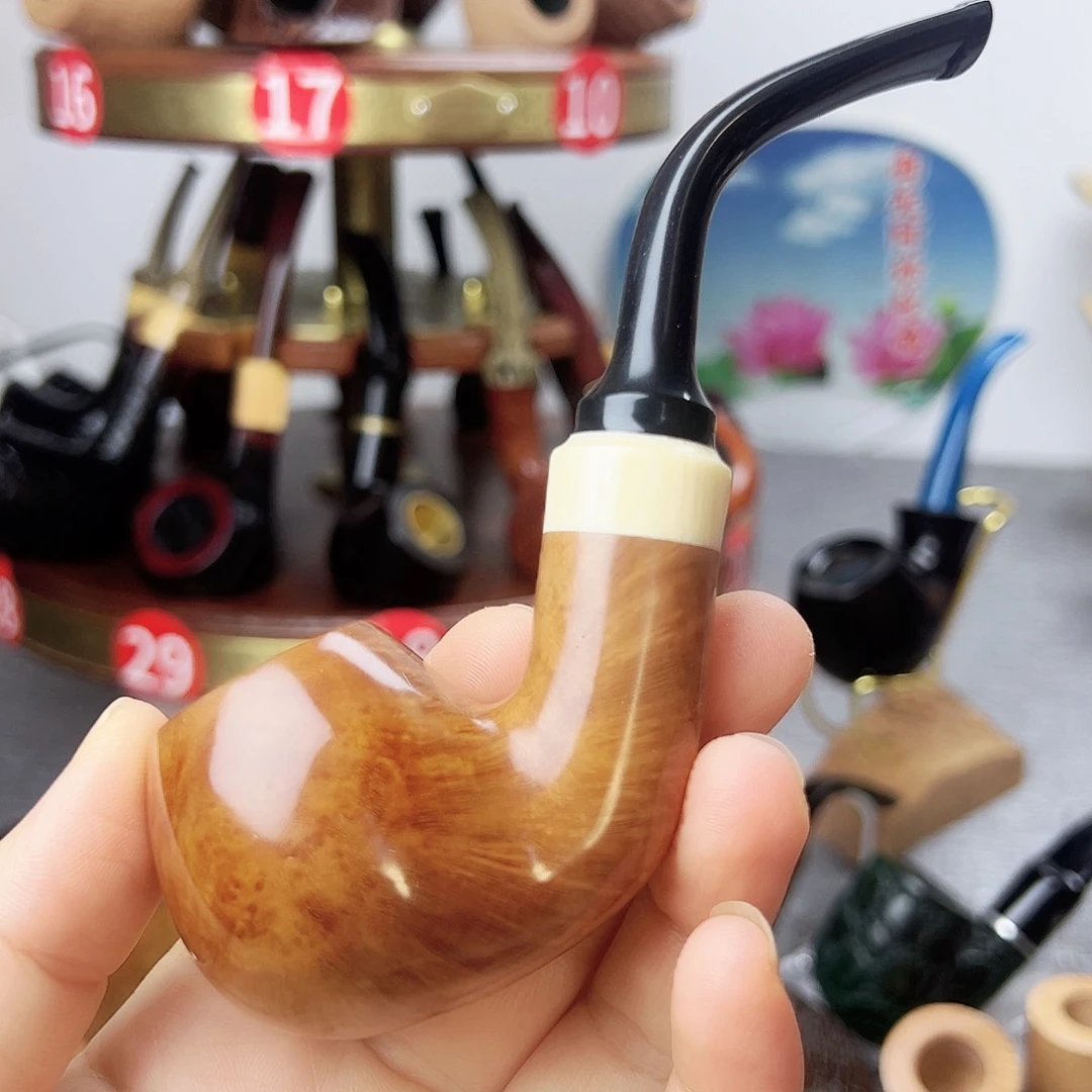 三**人意大利石楠木烟斗无配件