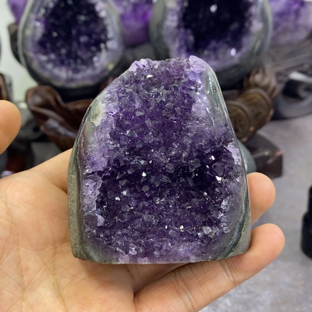 未镶嵌紫晶珠宝半成品218