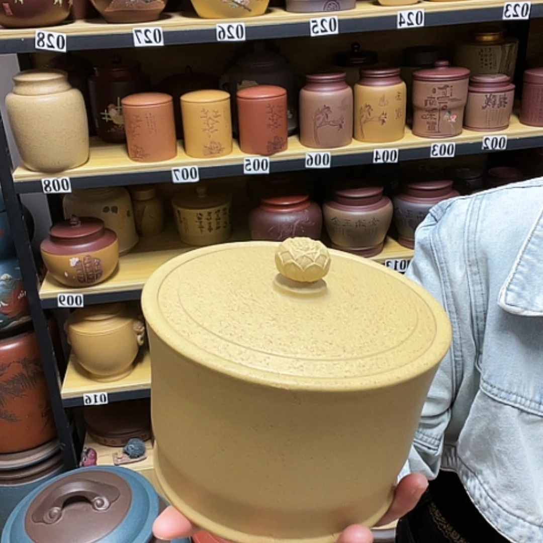 【闪购商品】紫砂茶叶罐昆***子紫砂茶叶罐