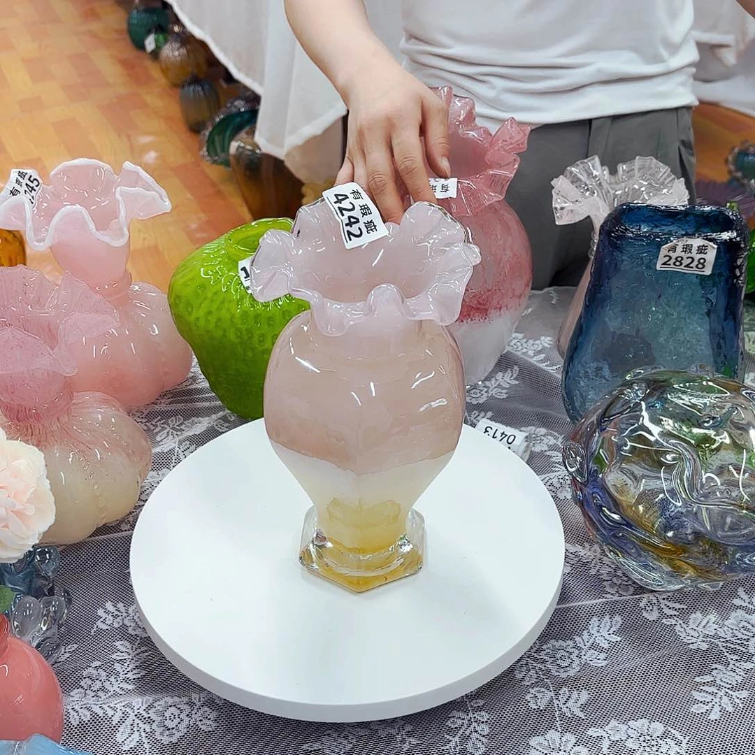 4242微瑕安妮花瓶花器摆件