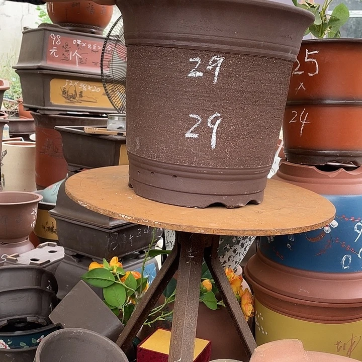 拉毛高栏29花盆紫砂花盆