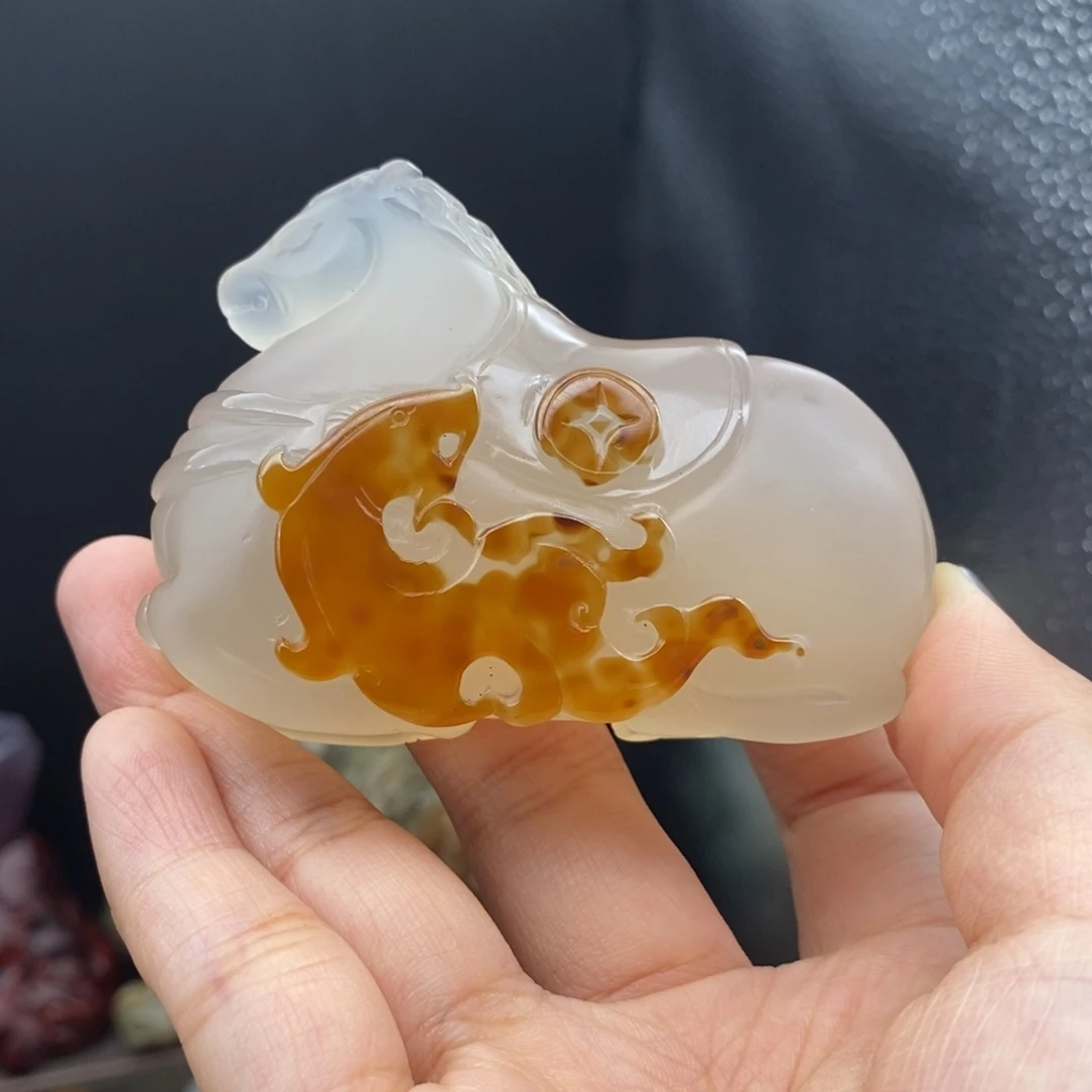 玛瑙/玉髓吊坠(不含链)未镶嵌用****7