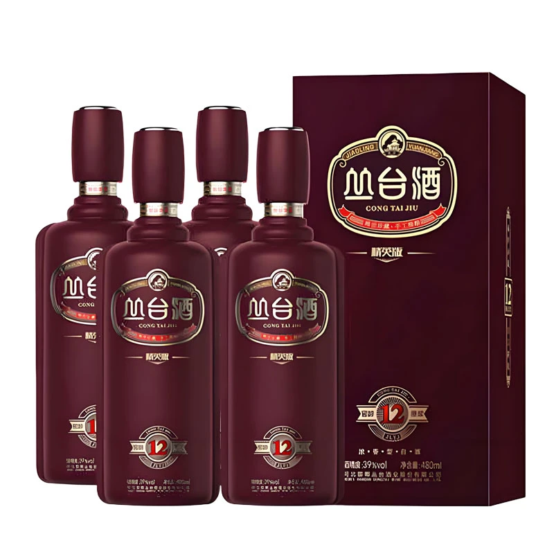 丛台酒窖龄12年份原浆39度浓香型白酒商务高端用酒480ml*4整箱装39度