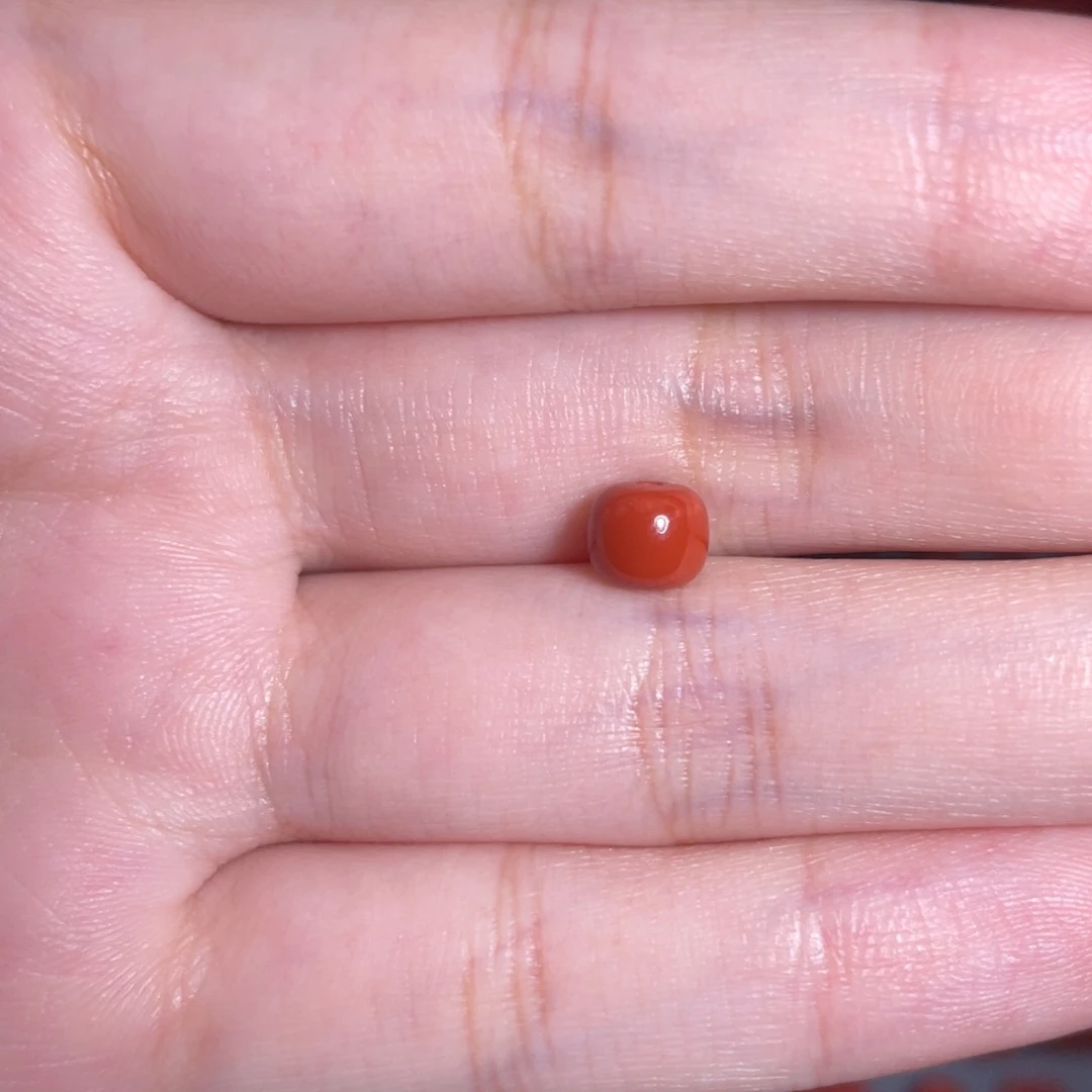 南红玛瑙未镶嵌瓦西老型6mm+