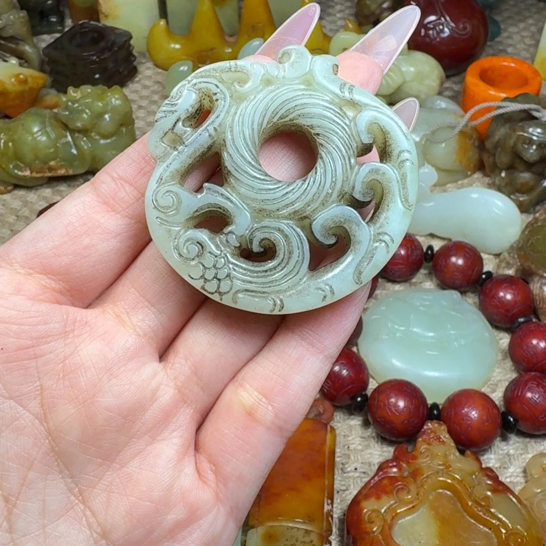 吊坠白玉菩提挂件