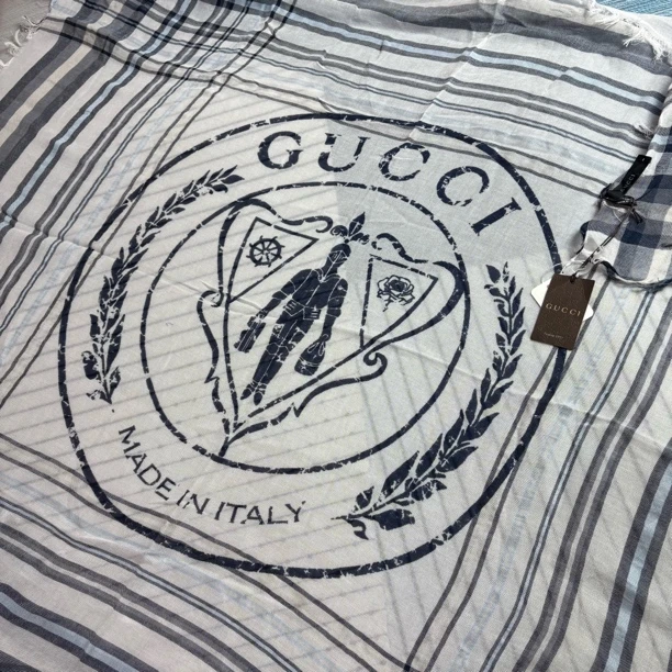 未使用 GUCCI/古驰 古驰士兵图案款围巾