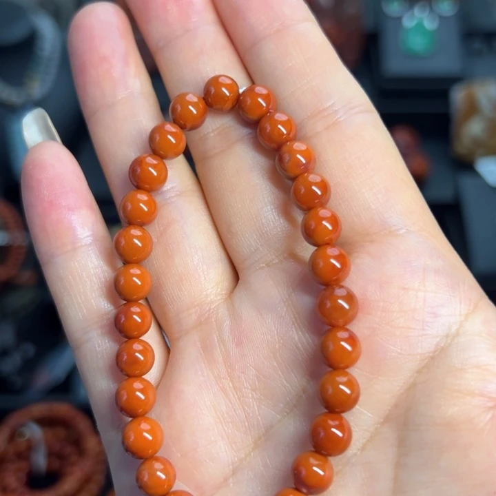 手串未镶嵌南红玛瑙