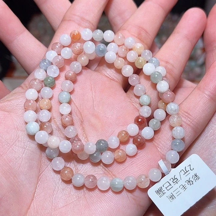 水晶手链未镶嵌126号主图手串  5+