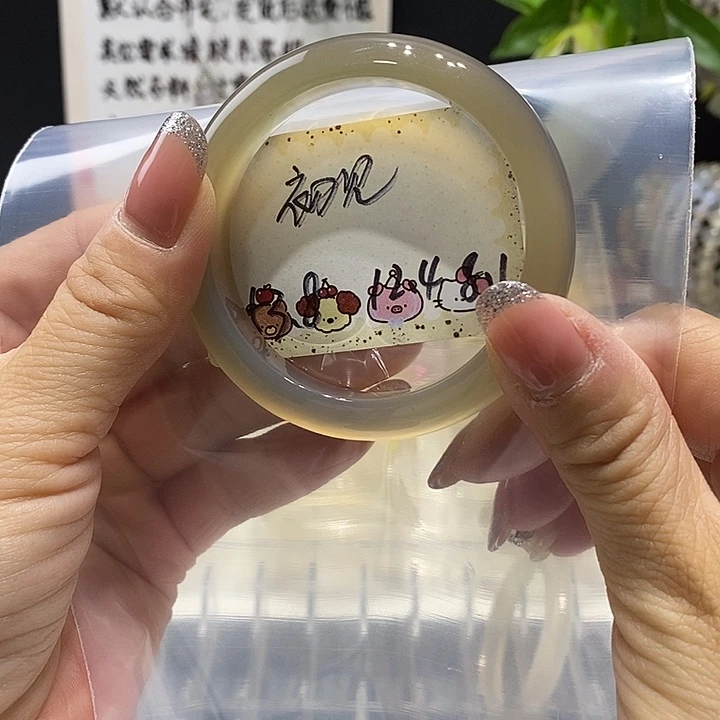 玛瑙/玉髓手镯未镶嵌❥****