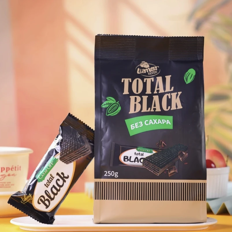 俄罗斯原装进口拉迈尔巧克力威化饼干无蔗糖纯可可脂独立包装零食