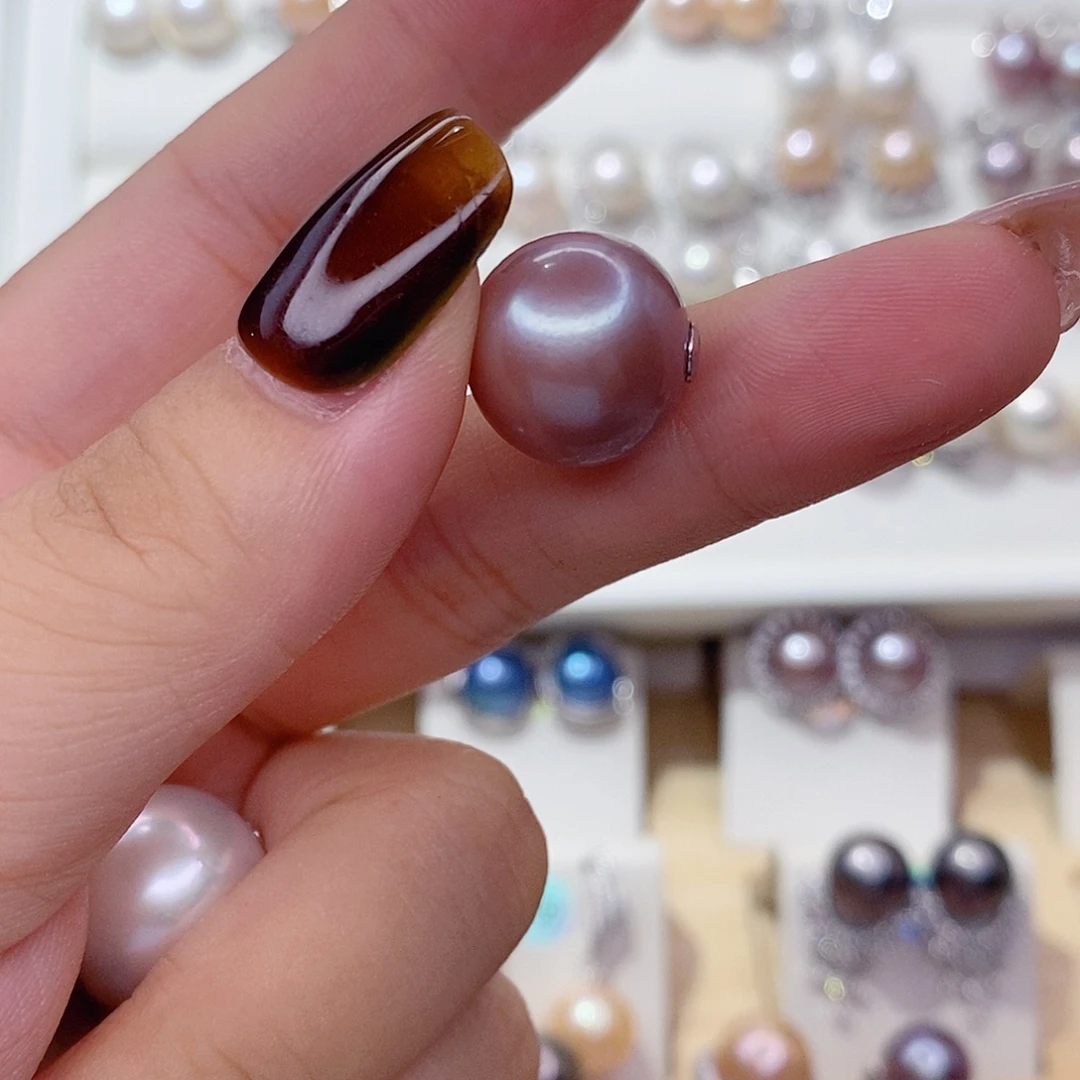 吊坠(赠链)银S925镶嵌淡水珍珠14➕