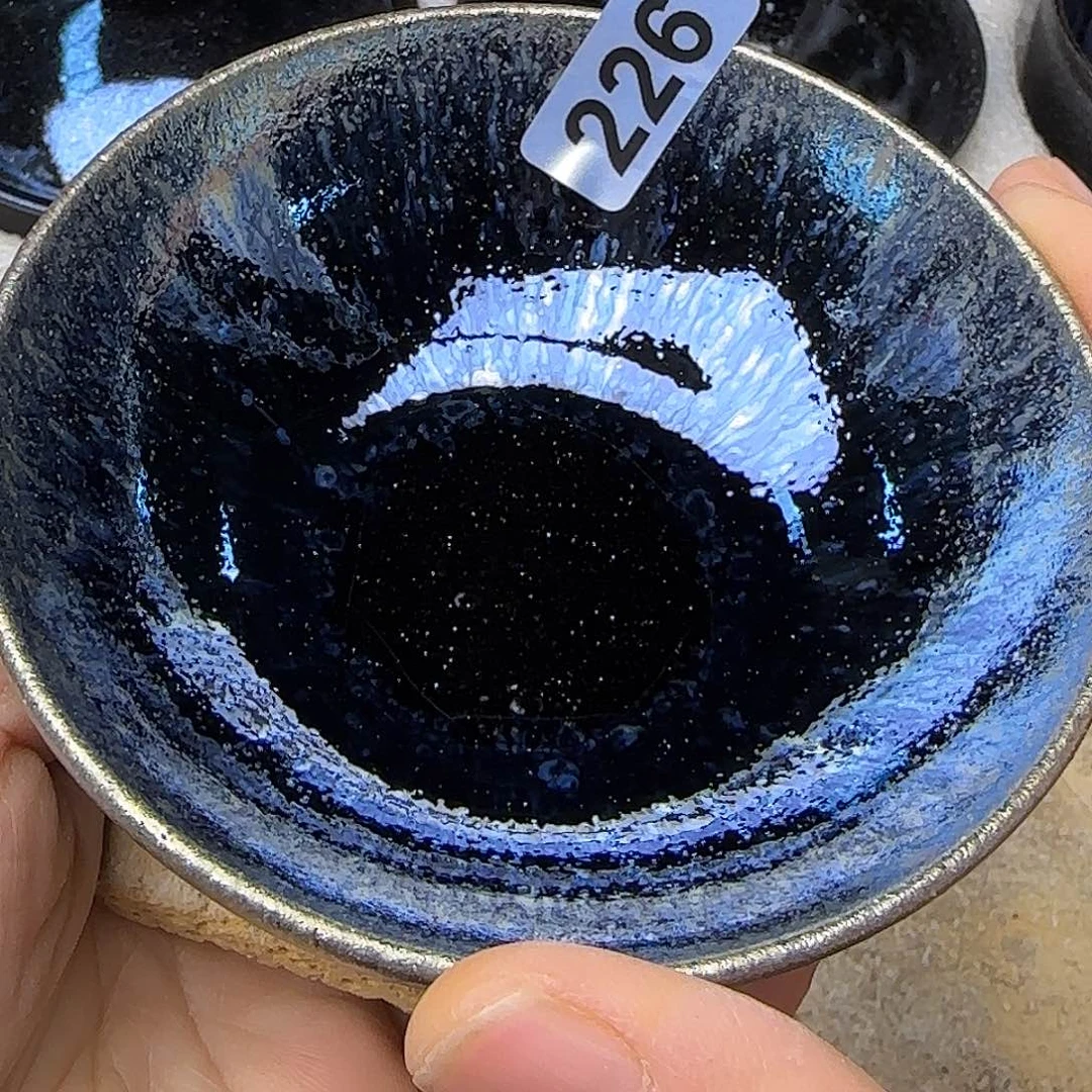 茶盏琢泥窑开窑柴烧