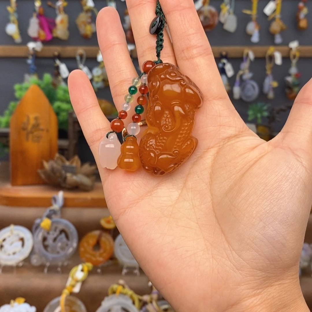 玛瑙/玉髓车挂未镶嵌66666666