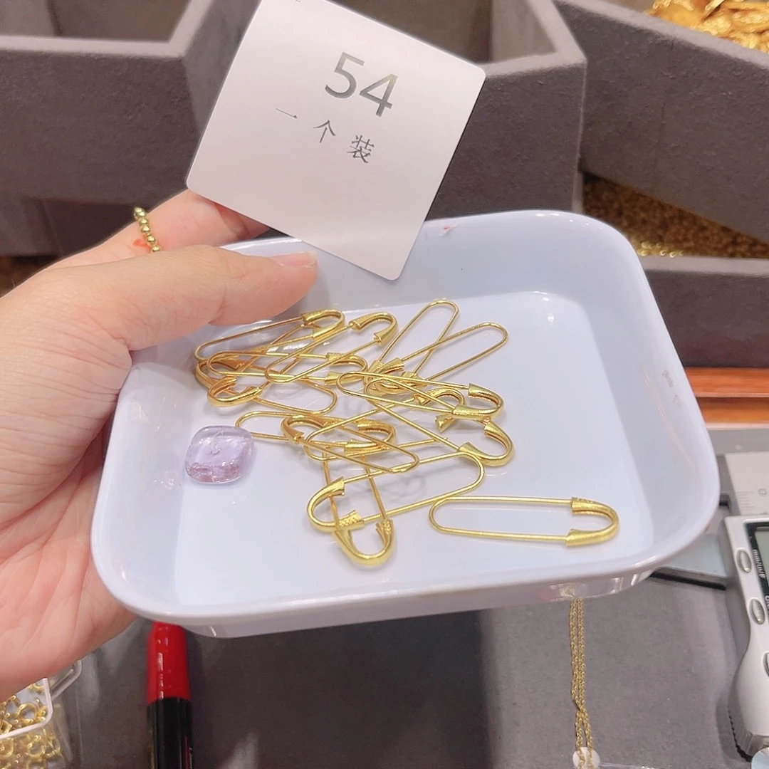 紫晶珠宝半成品银S925镀金镶嵌54