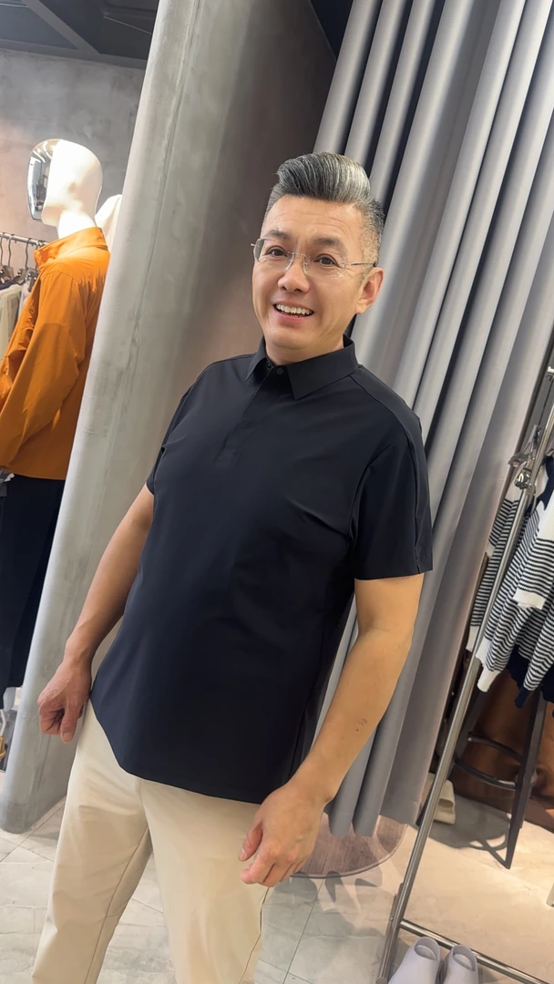 【一吨她爹专属】2025夏新款户外高端男士翻领速干POLO衫813206