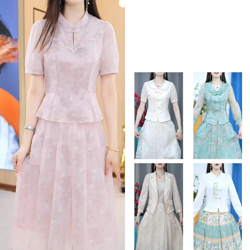 201-221减龄修身气质收腰时尚中长款通勤连衣裙