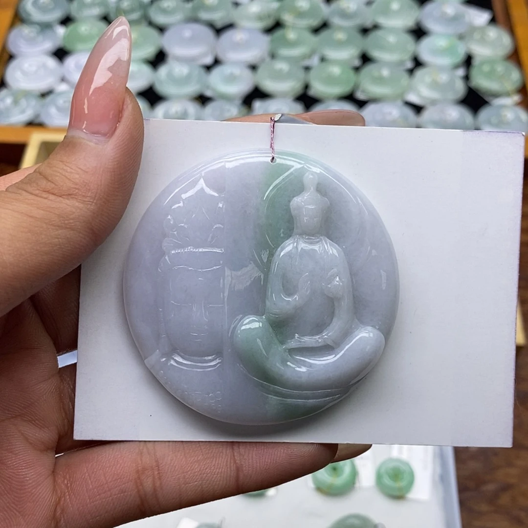 【闪购商品】翡翠颈饰未镶嵌阿弥陀佛