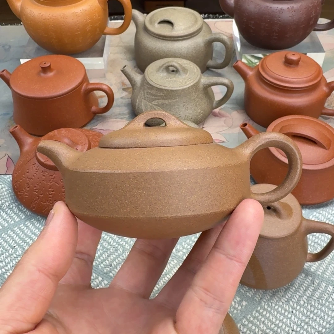 茶壶紫砂微瑕 扁石 145cc