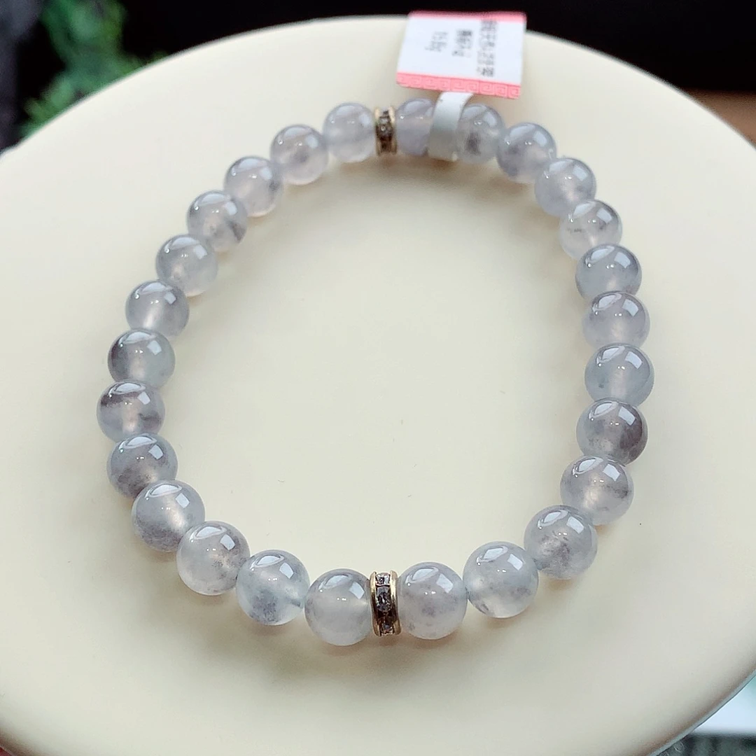 未镶嵌手链翡翠卡7mm