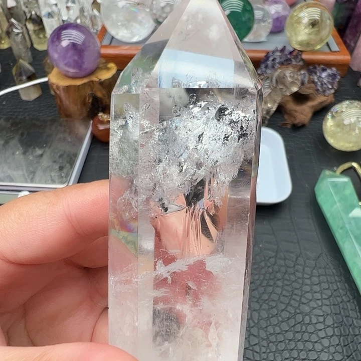 梦***！水晶珠宝半成品未镶嵌413