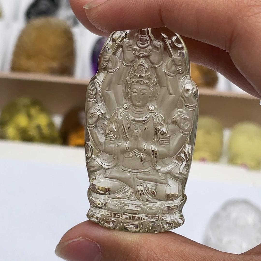 然***未镶嵌颈饰水晶定制