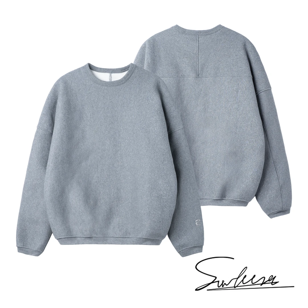 SUNTEEZAAW大家王秋冬银河闪粉宽松圆领卫衣