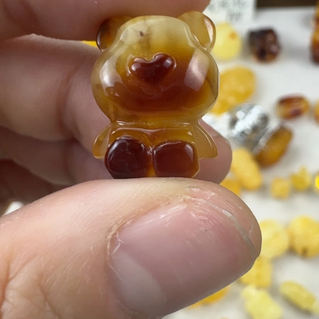 蜜蜡未镶嵌珠宝奇石全品 19.9×14.6×9.8mm