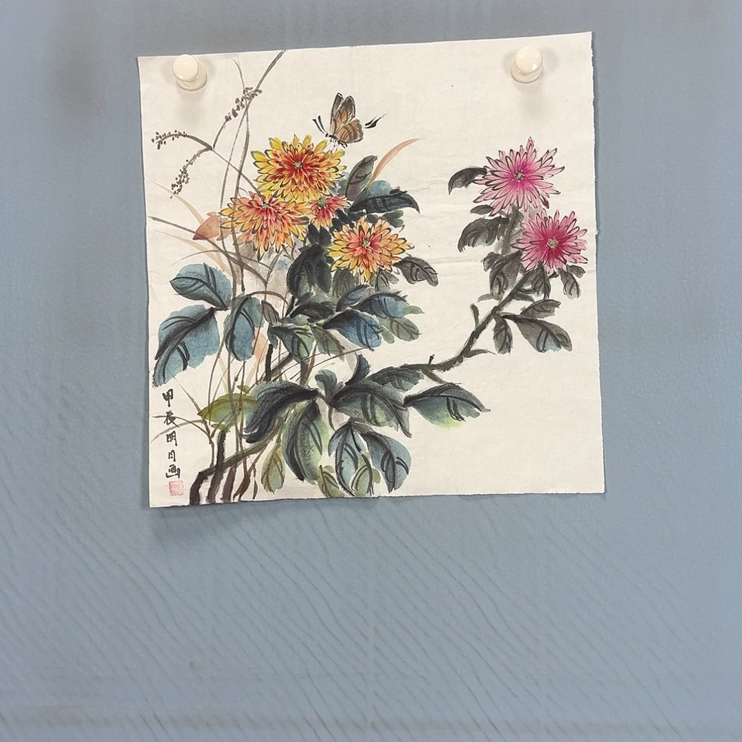 国画1178 牡丹图画师大