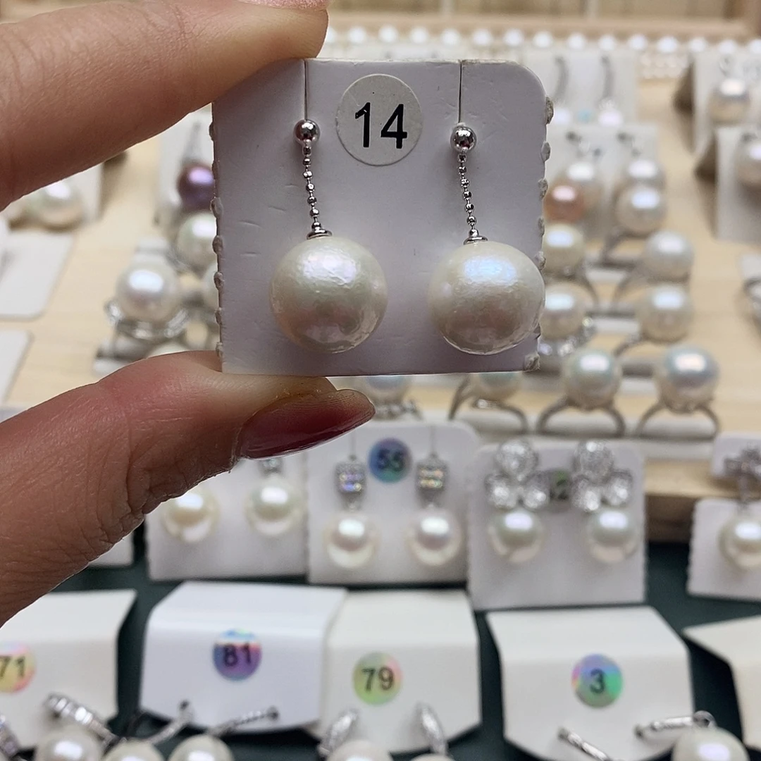 颈饰淡水珍珠银S925镶嵌