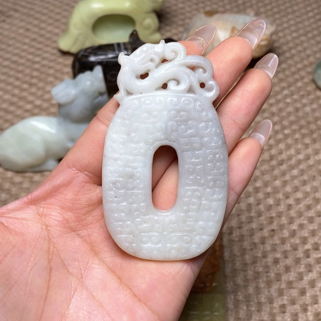 白玉菩提吊坠白玉菩提白玉菩提摆件