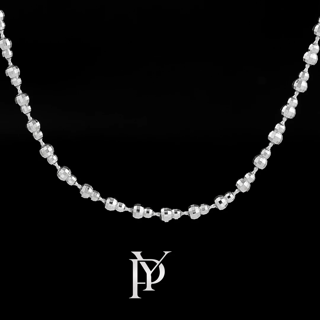 链子925银 【星璨福禄】意大利CNC爆闪镭射葫芦项链5mm