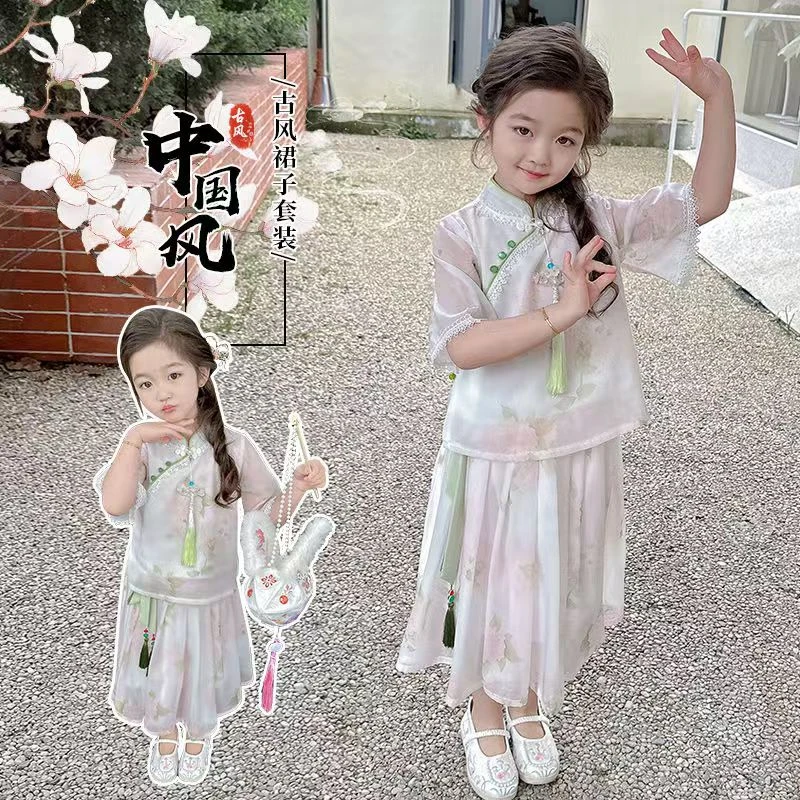 惜韩（536）好看汉服童装中国风女孩复古宝宝