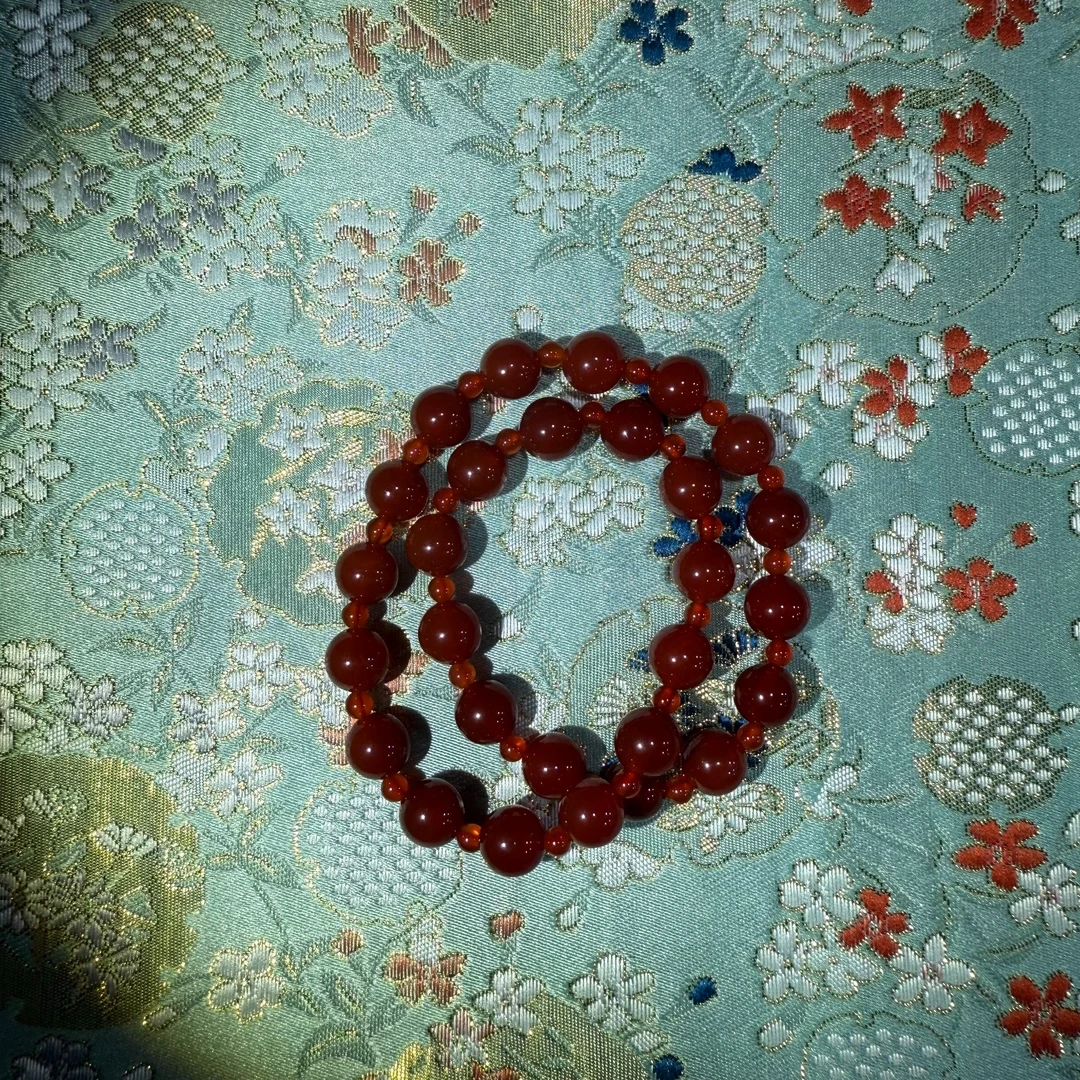 s1440-露思同款玛瑙10mm双圈手串