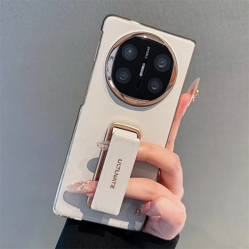 适用华为matex6折叠屏手机壳新款腕带旋转支架matex5x3典藏版商务