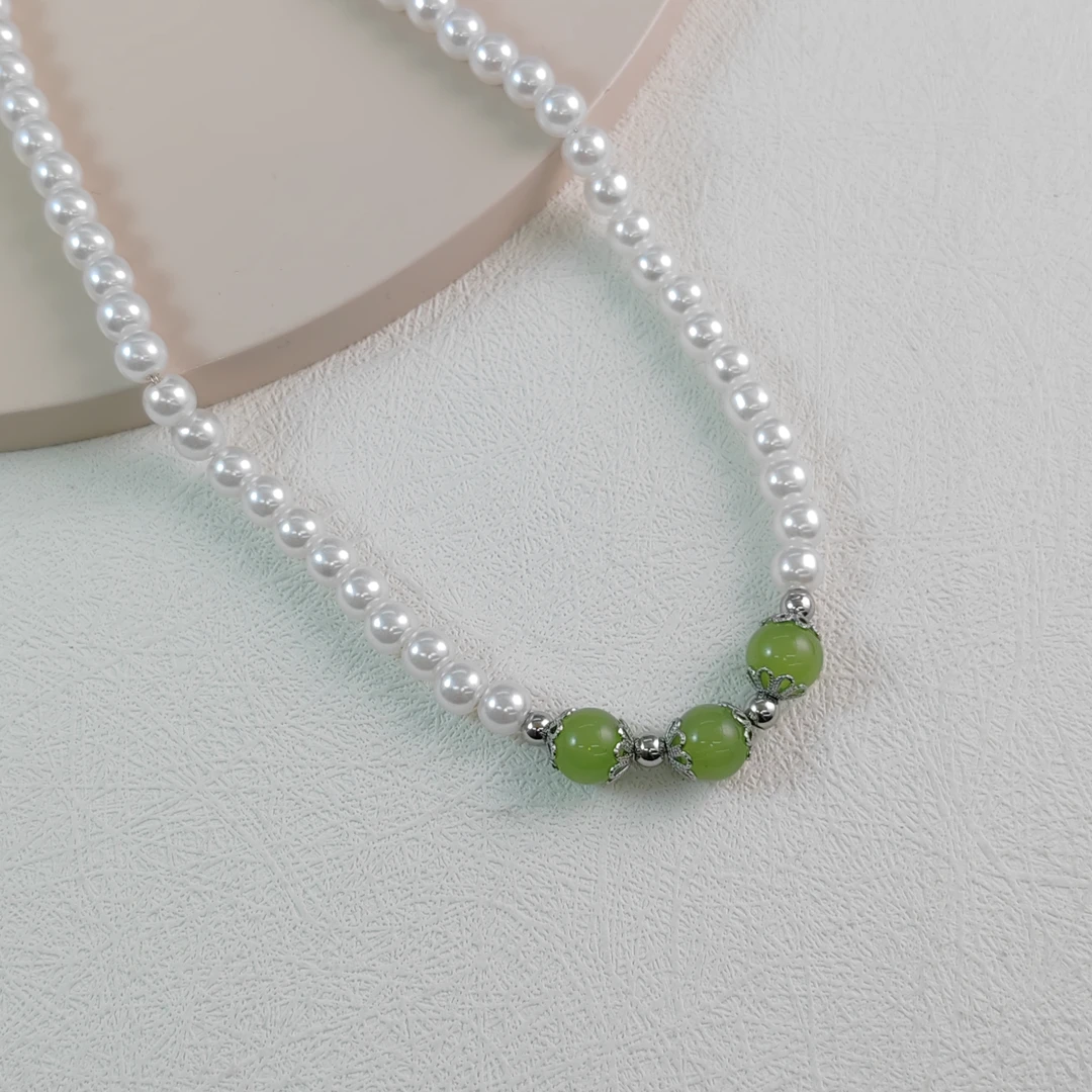 XUPING/旭平首饰 不锈钢仿珍珠项链 新年时尚气质 GDJ T001044536