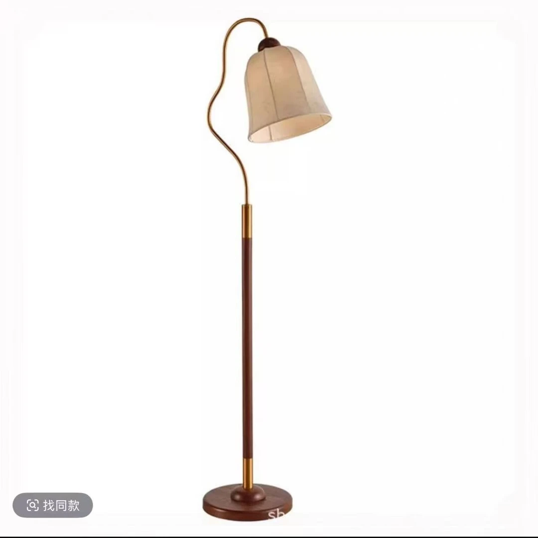 220V喷漆法式110VV落地灯沙发灯轻奢北欧酒店床头灯美式创意