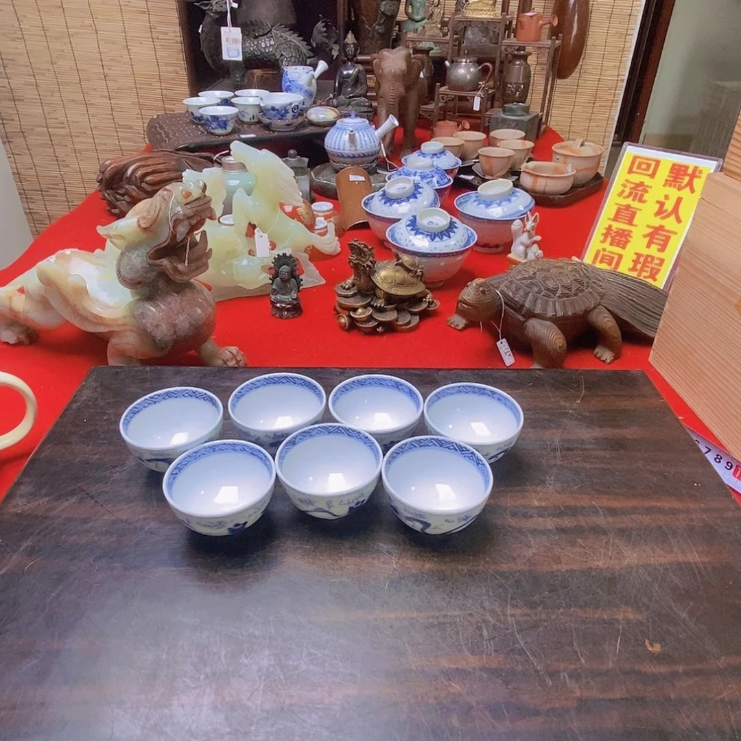 精美陶瓷茶杯七客c7