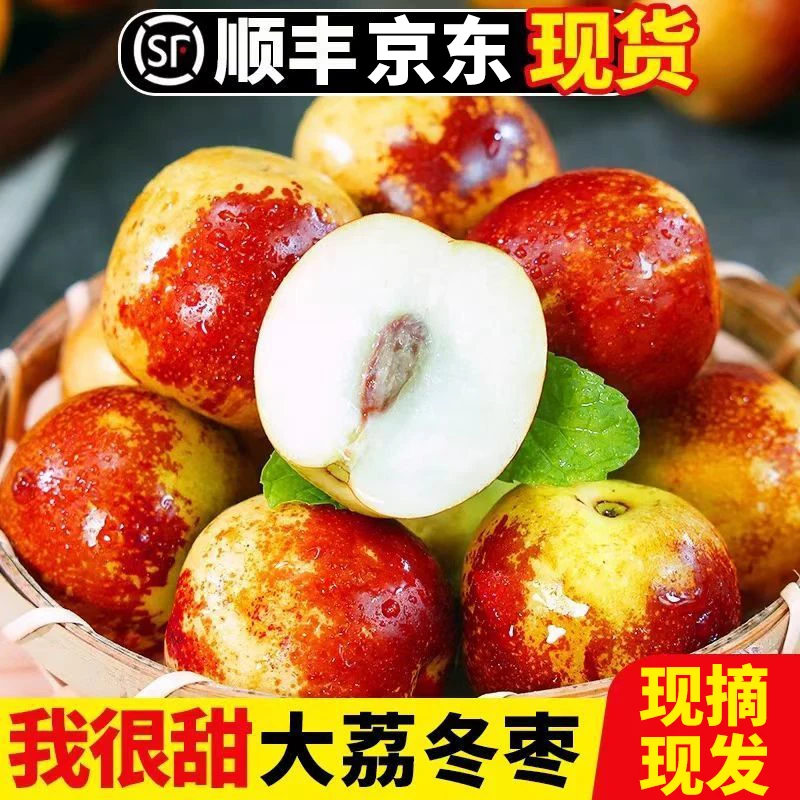 S1【顺丰/京东】林晟果品正宗陕西大荔冰糖冬枣现摘现发应季脆枣