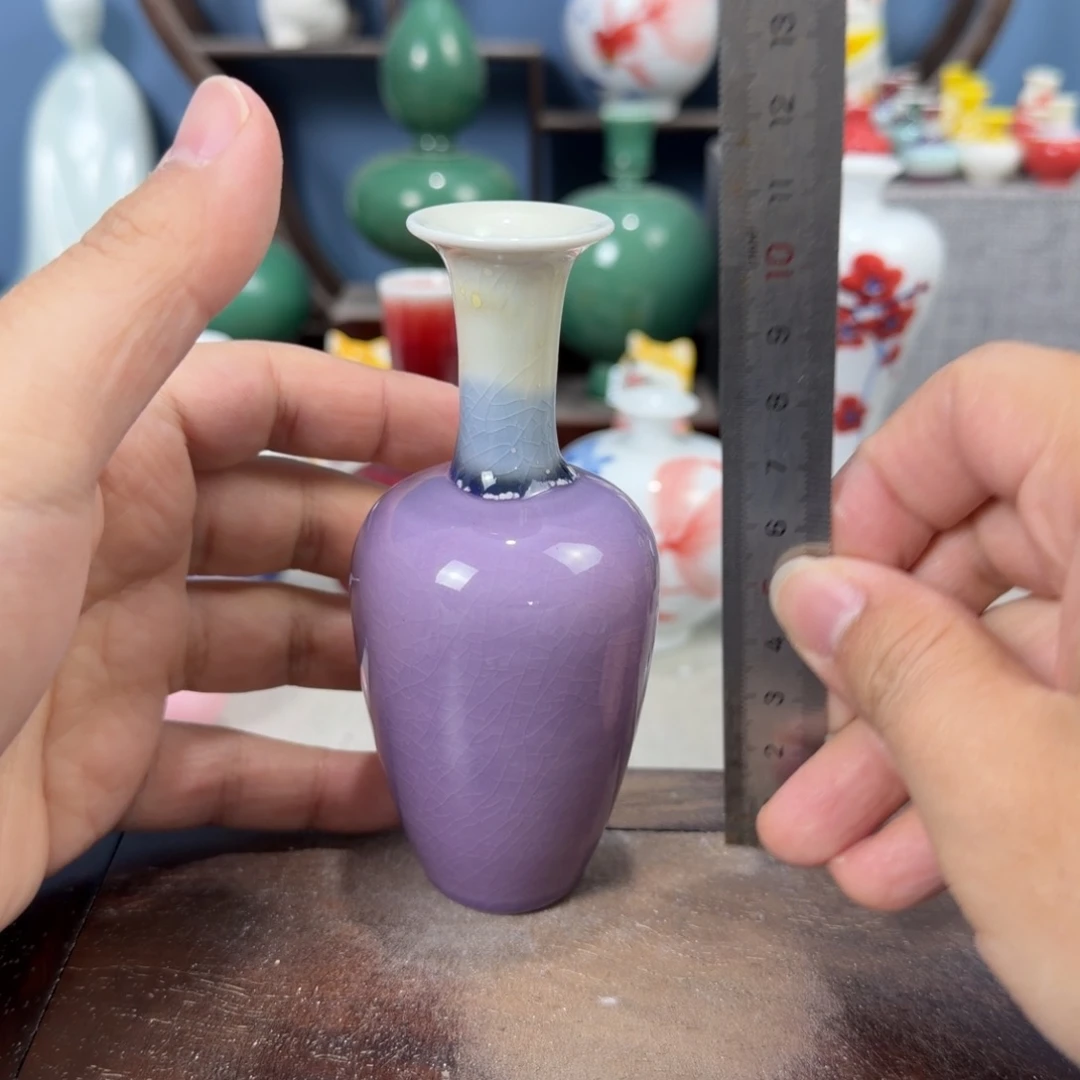 陶瓷手工小花器摆件