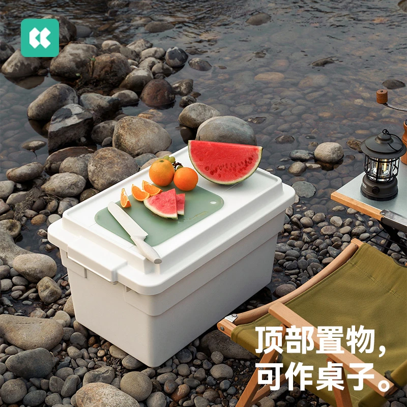 几仓大容量特大号家用收纳箱野营户外储物箱储物柜多层置物架