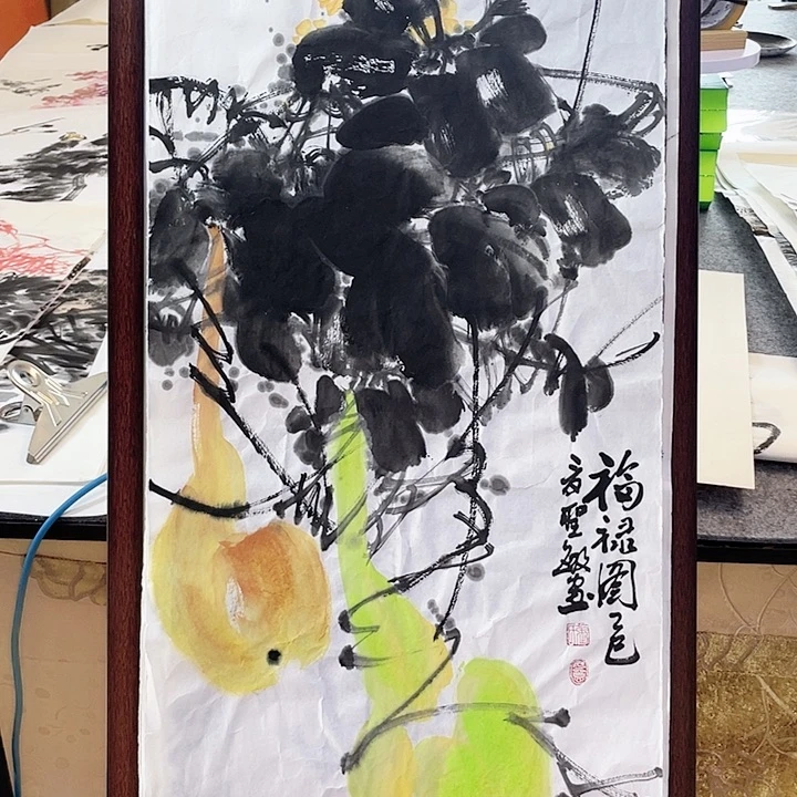 国画张圣敏先生纯手绘作品