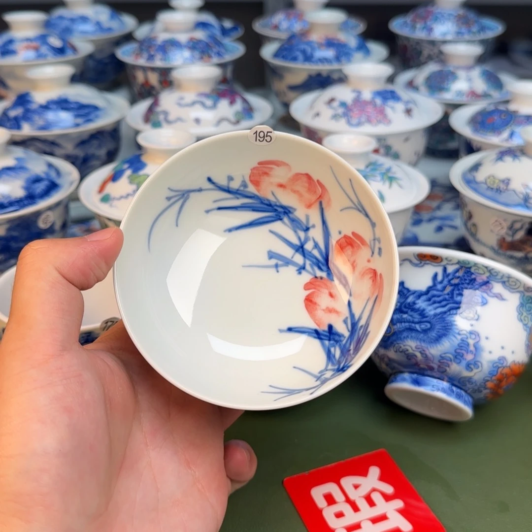 彦祖纯手工手绘茶具195