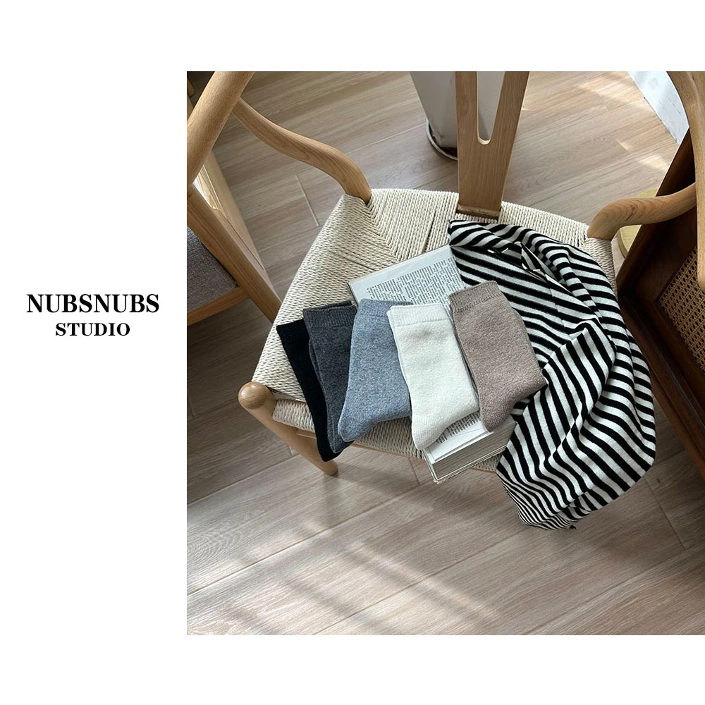 NUBS秋冬ins韩版百搭羊毛袜