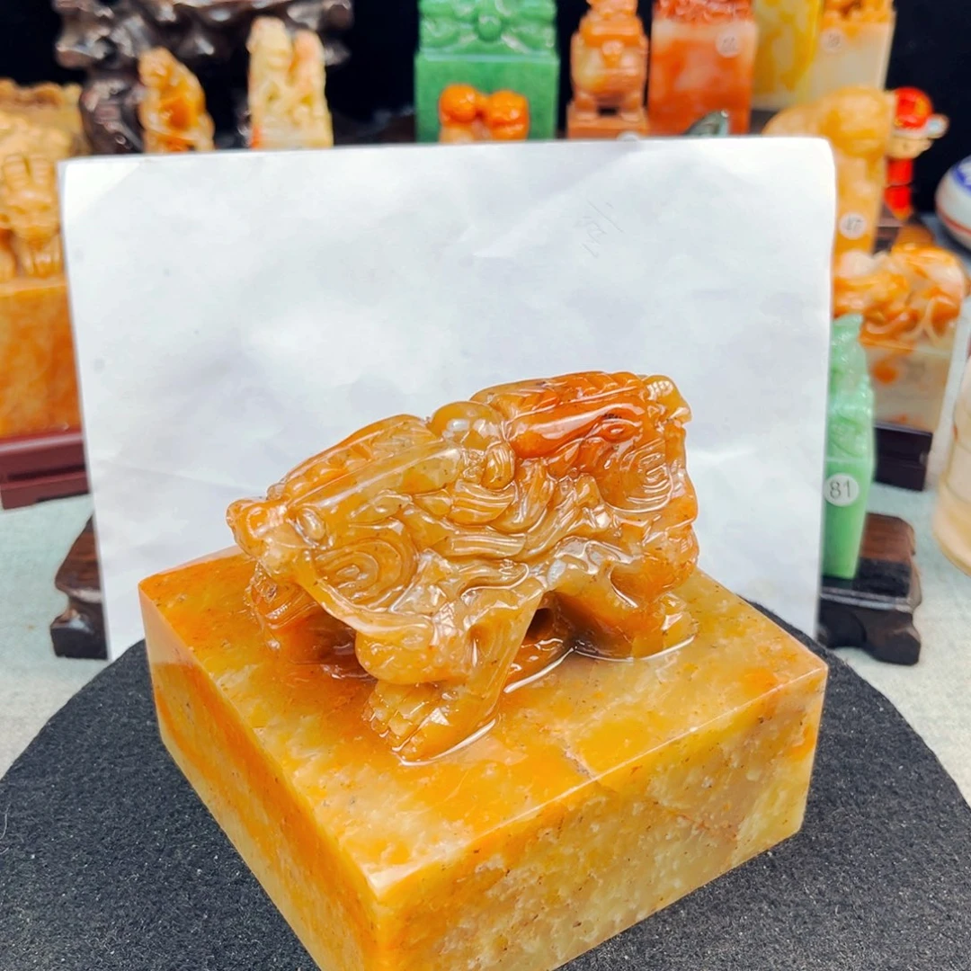 与***行寿山石捡漏瑕疵品