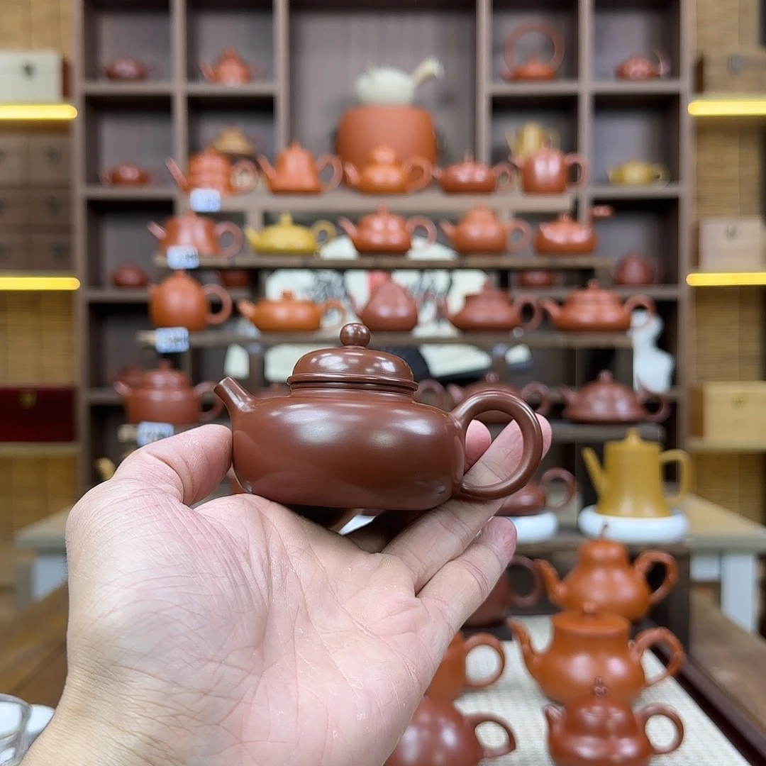 戈***弋紫砂茶壶潮州手拉壶容天