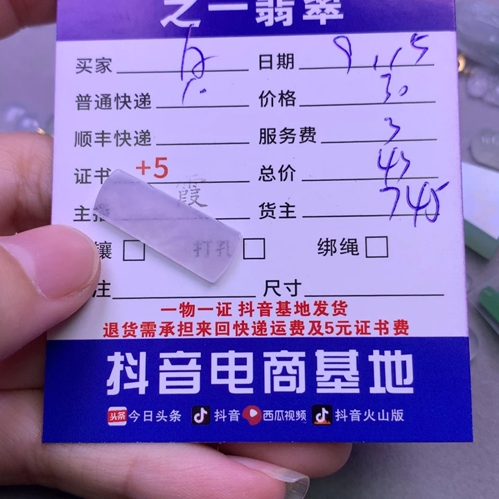 颈饰未镶嵌翡翠A***天