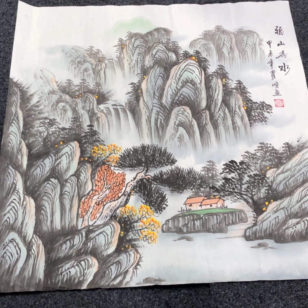 国画国画作品画心画画一张