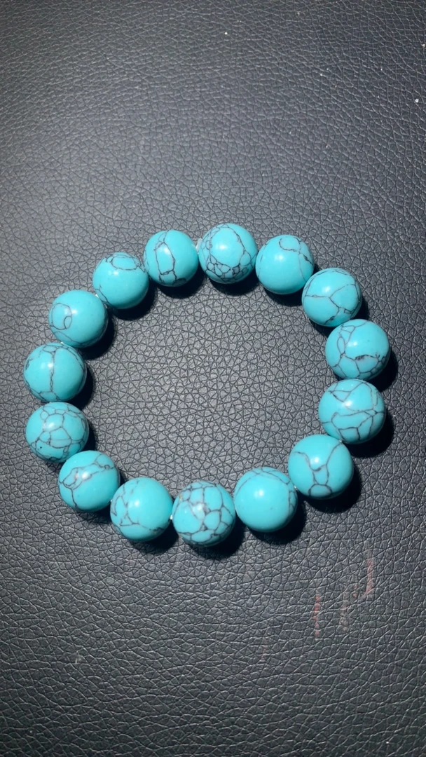 b 125 14 蓝白松手串