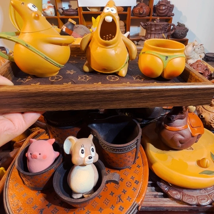 摸***剧茶壶拼配泥纯手工制作过程就是